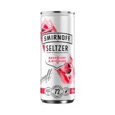 Smirnoff Seltzer Raspberry & Rhubarb 250ml Smirnoff Seltzer Raspberry & Rhubarb 250ml